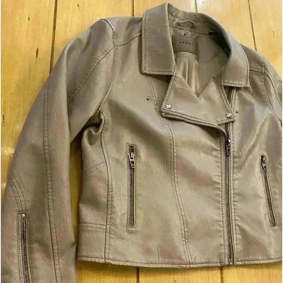 Anthropologie Womens Vegan leather jacket size L-XL NEW without tags BLANKNYC - Picture 1 of 13